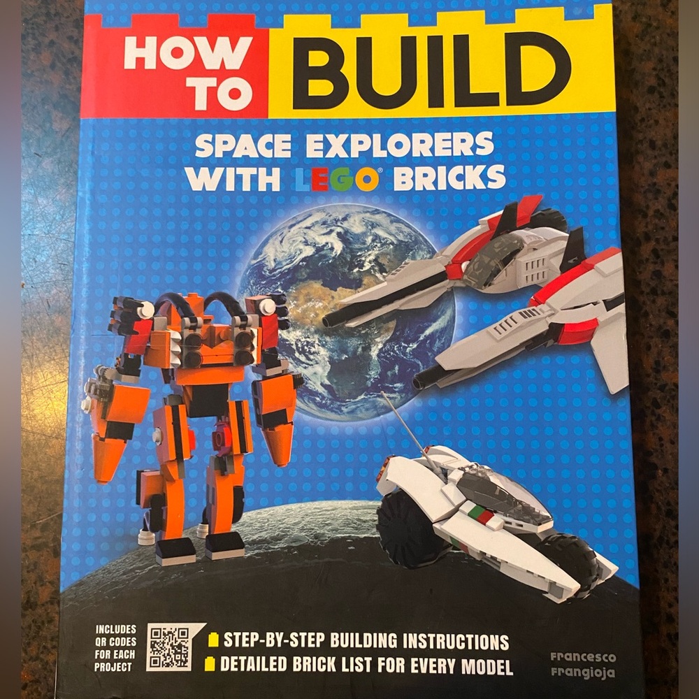 Lego How To Build Space Explorers Book with plans and directions